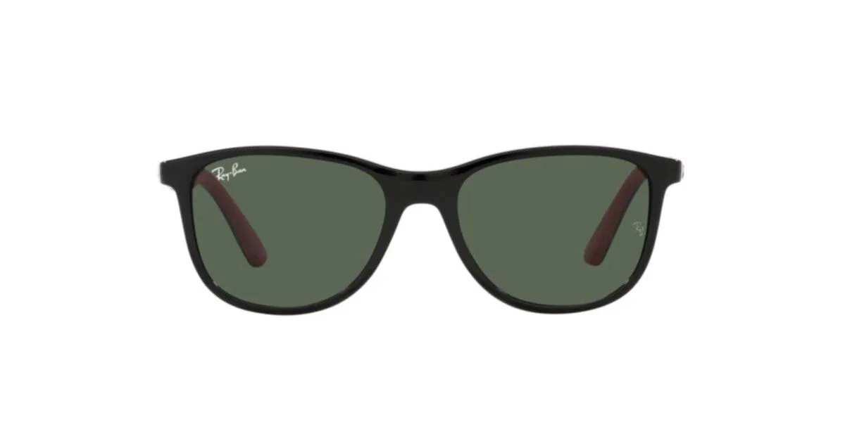 RayBan Kids Black Red Square 0RJ9077S Sunglasses