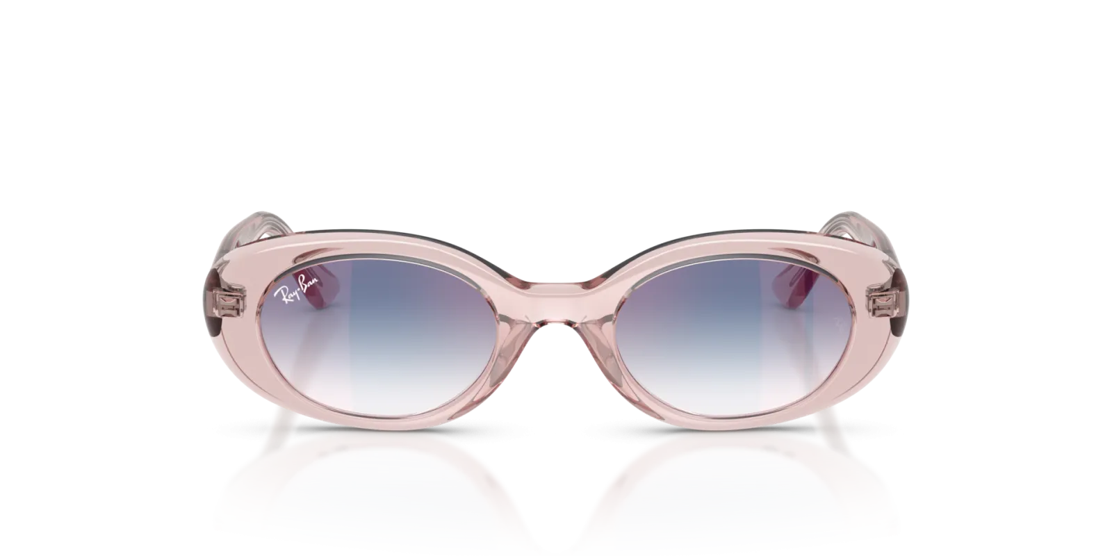 RayBan Women Pink Oval 0RJ9141S Sunglasses