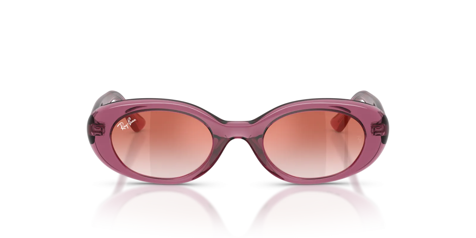 RayBan Women Violet Oval 0RJ9141S Sunglasses