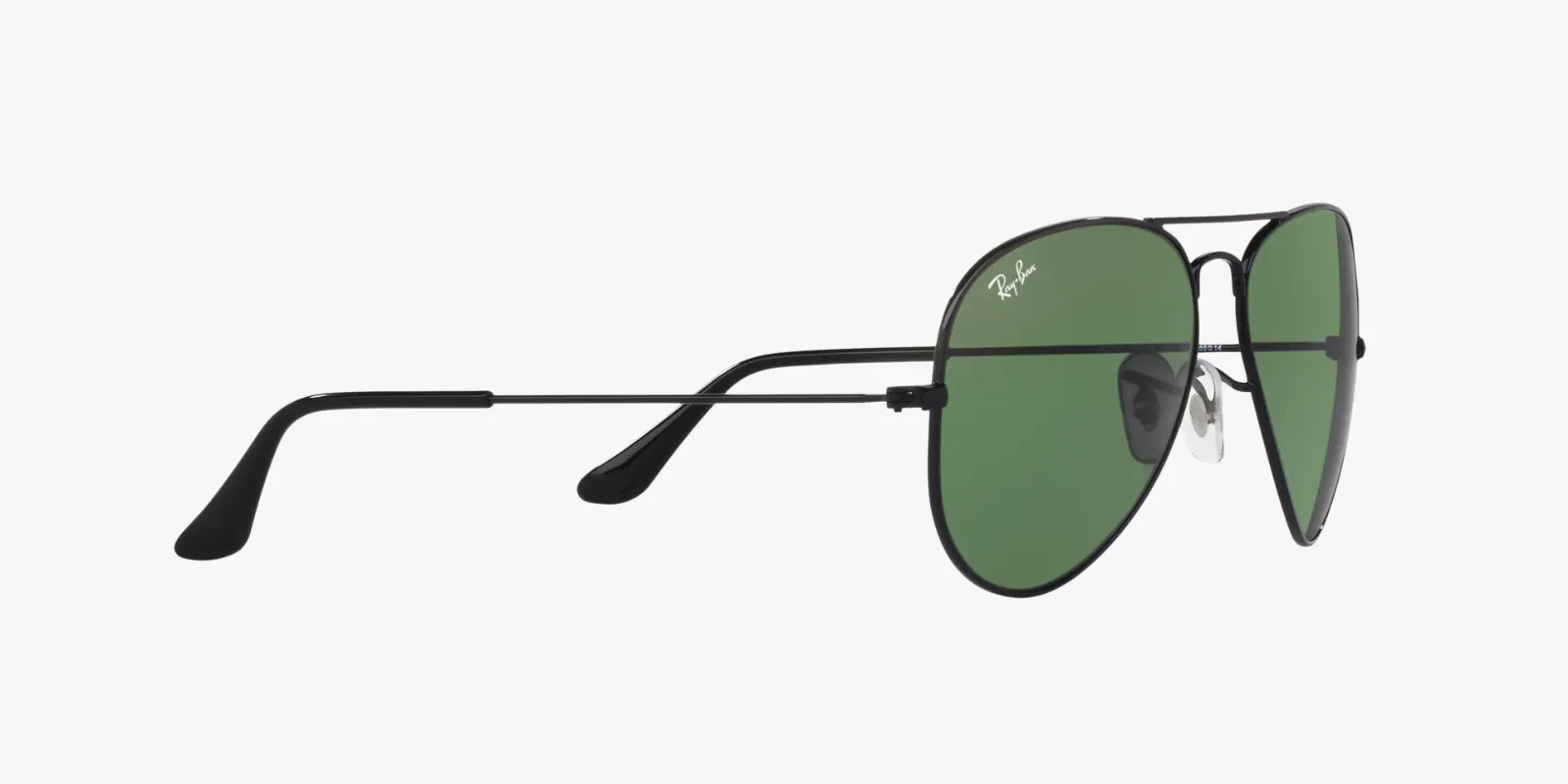 RayBan Aviator Classic Black Green 0RB3025I I2823 Sunglasses, view 4