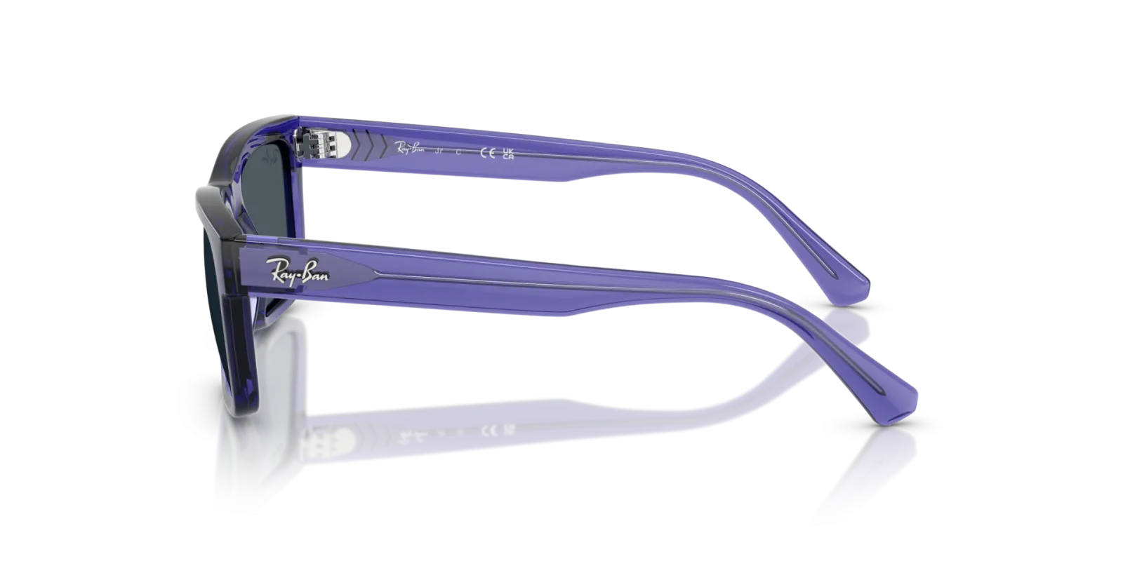 RayBan Kids Violet Rectangle 0RJ9196S Sunglasses, view 2