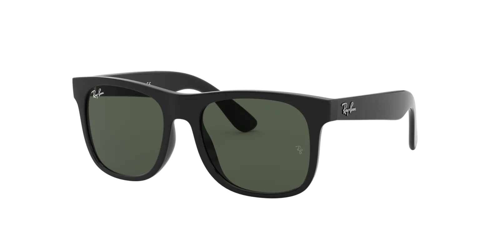RayBan Kids Matte Black Square 0RJ9069S Sunglasses, view 4