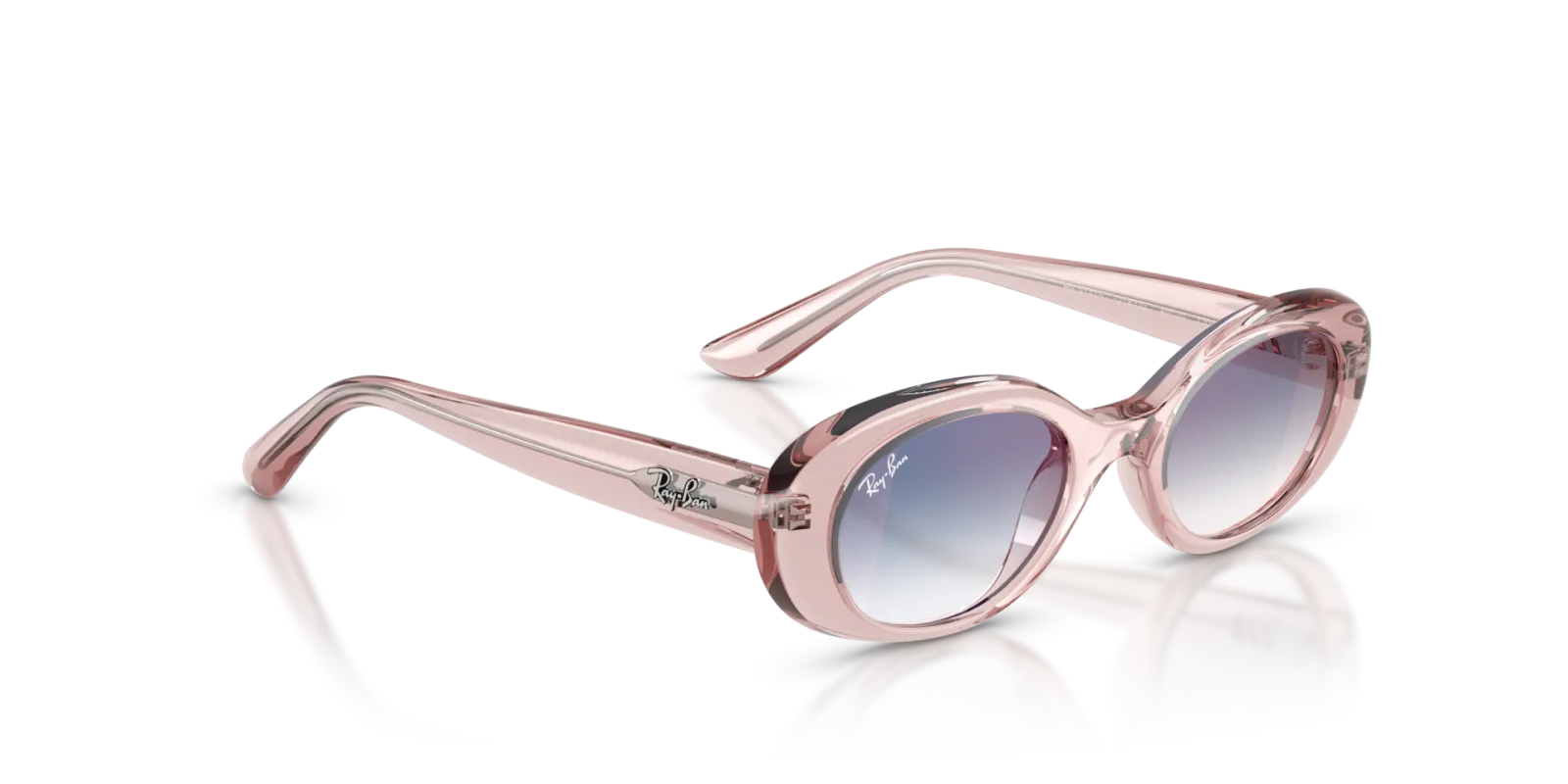 RayBan Women Pink Oval 0RJ9141S Sunglasses, view 5