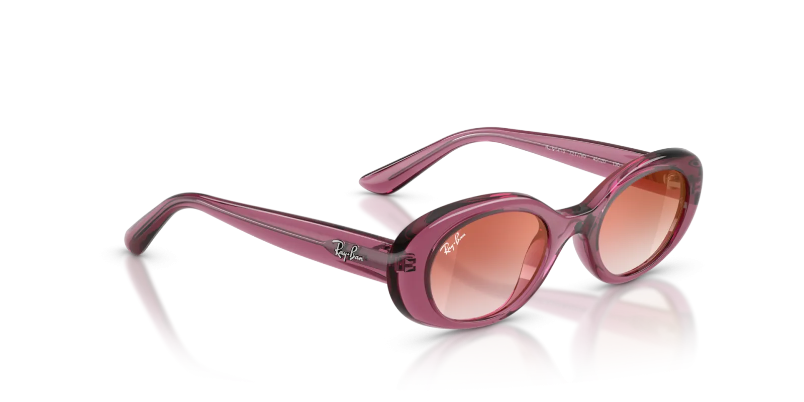 RayBan Women Violet Oval 0RJ9141S Sunglasses, view 5