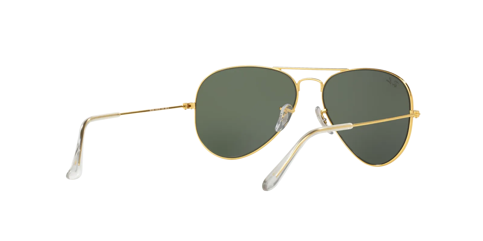 RayBan Aviator Classic Gold Green 0RB3025I 0015 Sunglasses, view 3